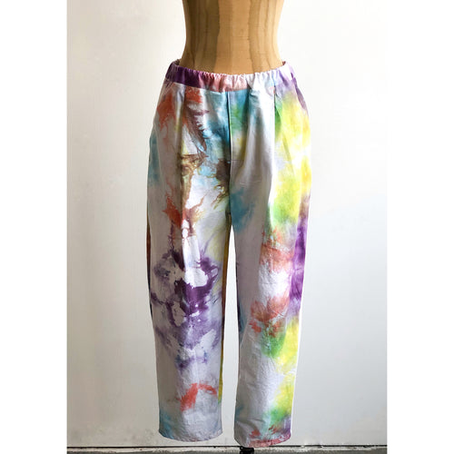 Ice Dye Simple Style Pants Aurora