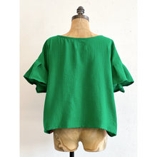 Load image into Gallery viewer, Parrot Blouse Green