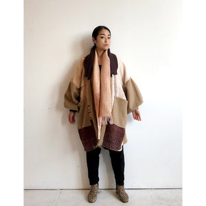 Zen Classic Puff Sleeve Coat Brown