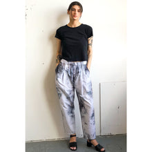 Load image into Gallery viewer, Ice Dye Simple Style Pants Gray