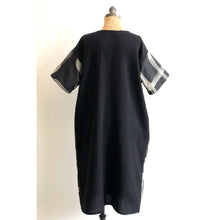 Load image into Gallery viewer, Hand-drawn Dress Black