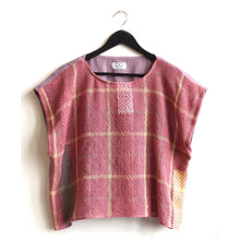 Load image into Gallery viewer, Plaid Bloom Blouse Mulberry