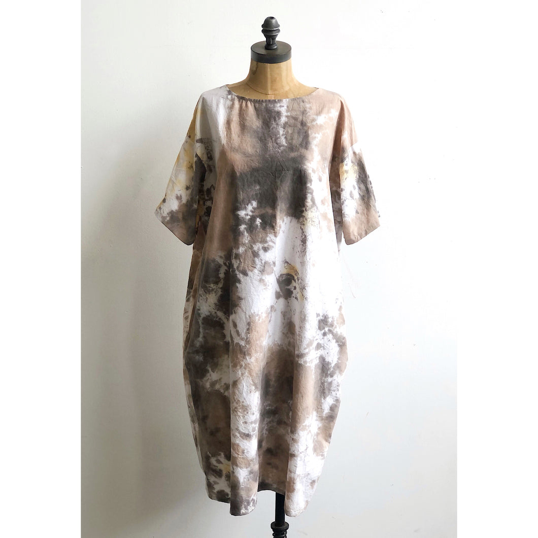Rust Dye Dress Copper