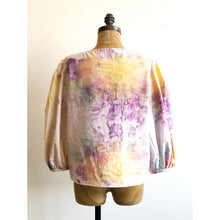 Load image into Gallery viewer, Ice Dye Puff Sleeve Blouse