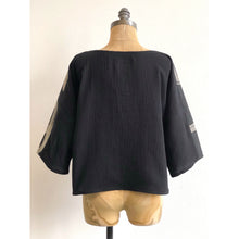 Load image into Gallery viewer, Hand-drawn Blouse Black