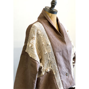 Handwoven Haori Jacket Crude