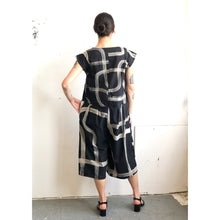 Load image into Gallery viewer, Culottes Jumpsuit Calligraphy Style