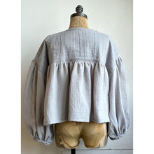 Load image into Gallery viewer, Handwoven Puff Sleeve Bolero Jacket Sundown