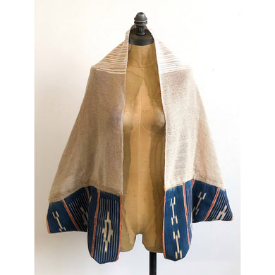 Hideaway Cardigan Indigo & Beige