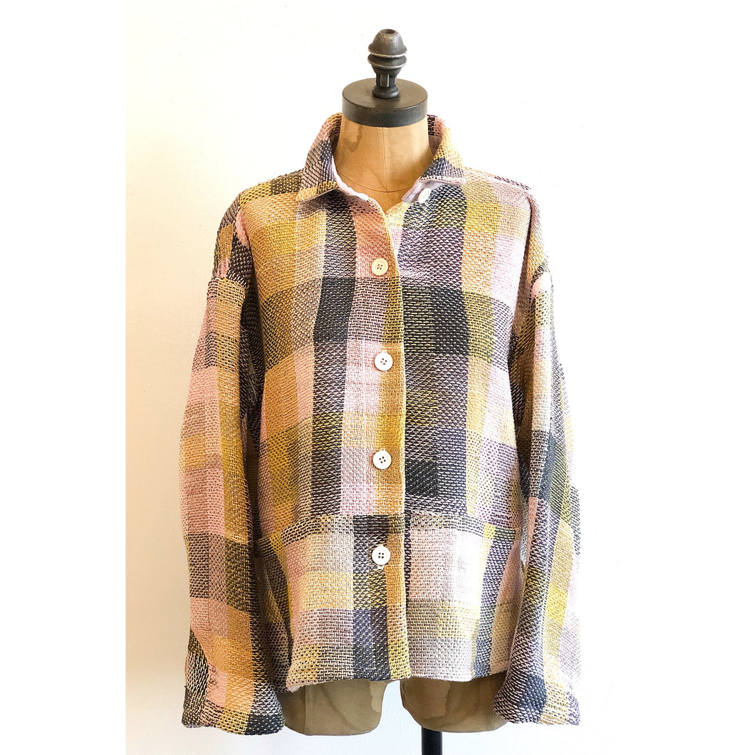 Hand-Woven Shirt Jacket