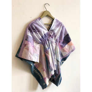 Hand-dyed Pieces Patchwork Blouse