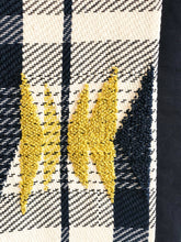 Load image into Gallery viewer, Indigo and Yellow Hand -woven Zen Tapestry