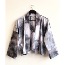 Load image into Gallery viewer, Ice Dyed Kimono Jacket Gray